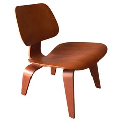 Charles & Ray Eames Herman Miller fauteuil de salon en bois de cerisier LCW 2005 Great Cond !