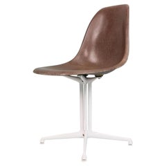 Charles & Ray Eames "La Fonda" Brown Fiberglas-Stühle für Herman Miller