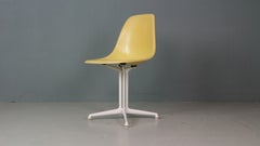Charles & Ray Eames "La Fonda" Light Yellow Fiberglass Chairs Herman Miller