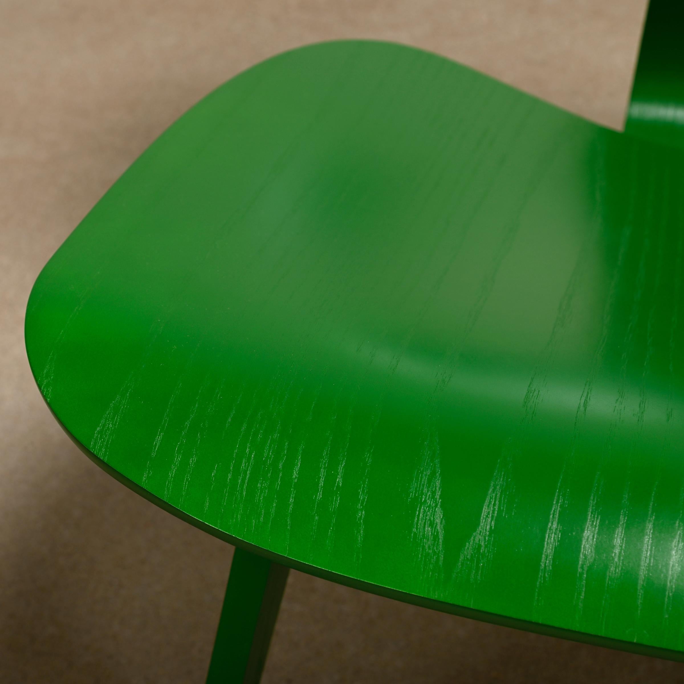 Charles & Ray Eames LCW Green HAY collection Lounge Chair for Herman Miller 3