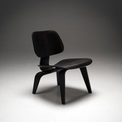 Early Charles & Ray Eames LCW Lounge Chair, Evans Production, USA 1940s