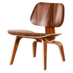 Charles & Ray Eames LCW Santos Palisander Lounge Chair für Herman Miller