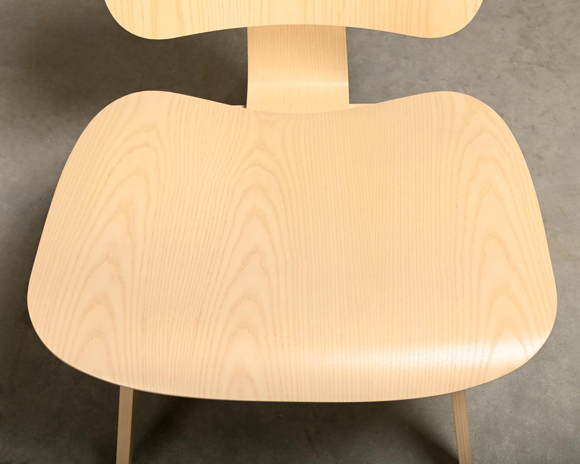 Charles & Ray Eames LCW White Ash Lounge Chair for Herman Miller 1