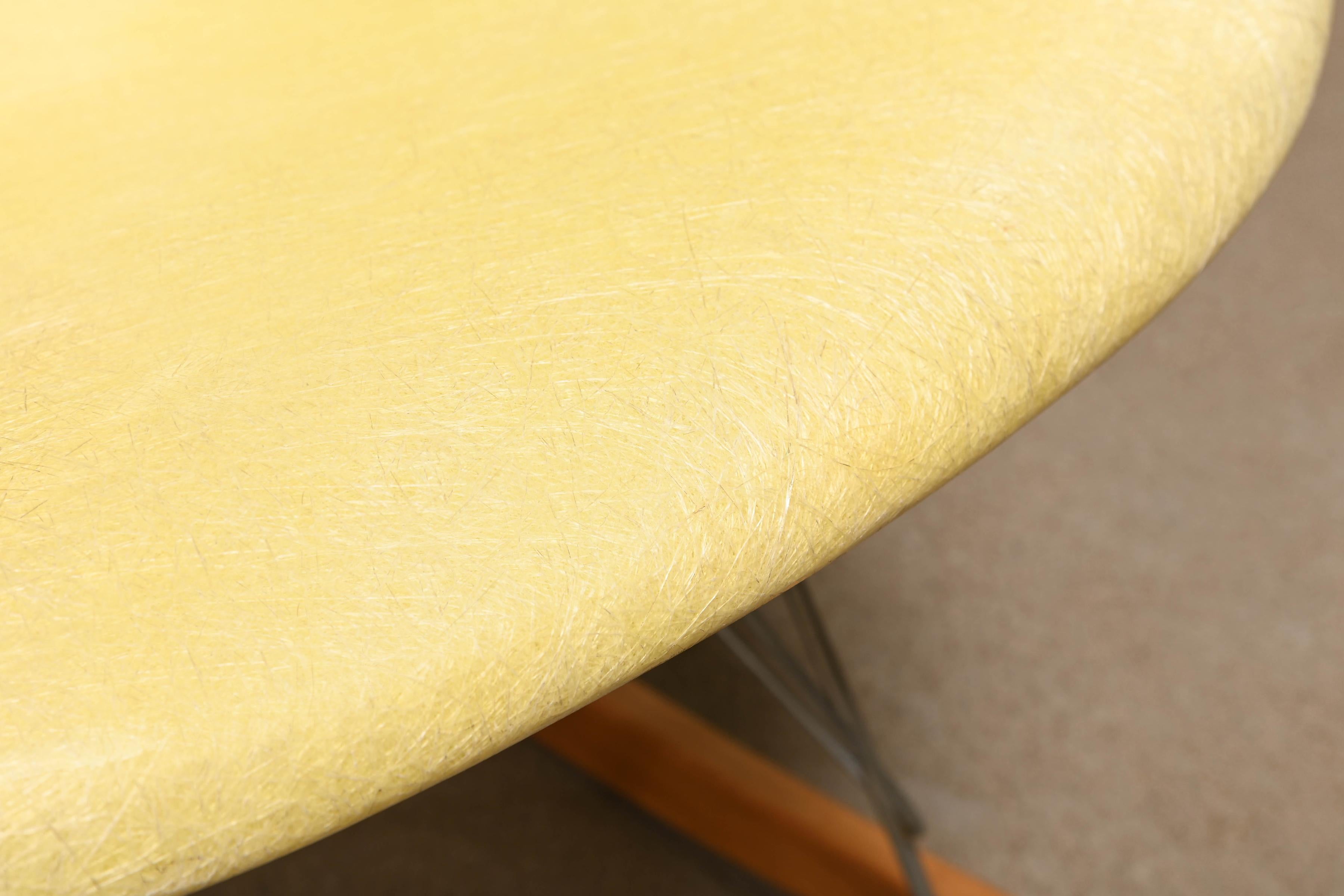 Charles & Ray Eames Lemon Yellow RAR Rocking Armchair by Herman Miller 1