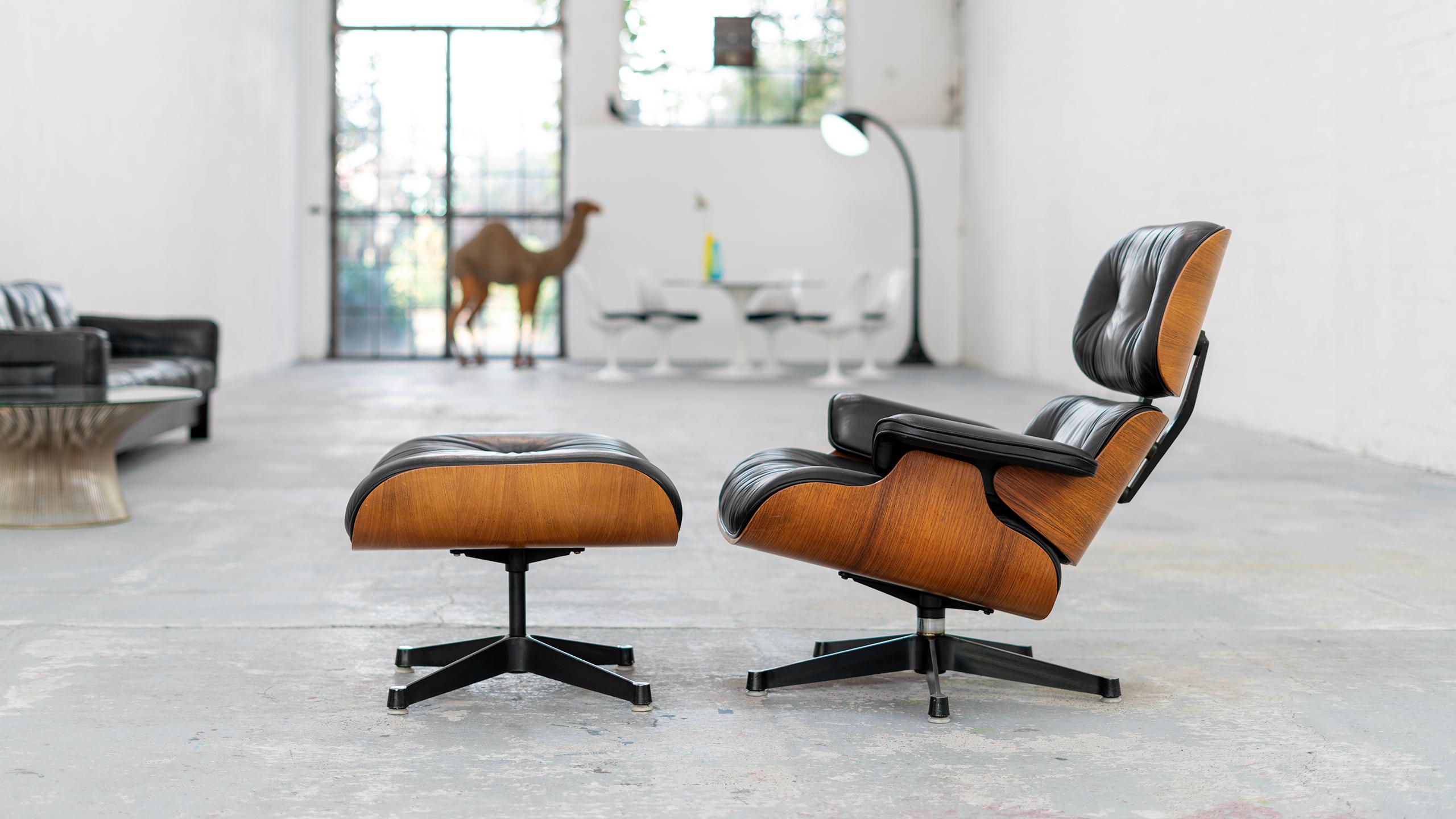 German Charles & Ray Eames - Lounge Chair, 1957 by Fehlbaum & Contura - 1st Series