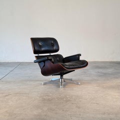 Charles and Ray Eames Lounge Chair, modello 670 - Edizione ICF, anni '60