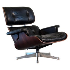 Charles and Ray Eames Lounge Chair, modello 670 - Edizione ICF, anni '60