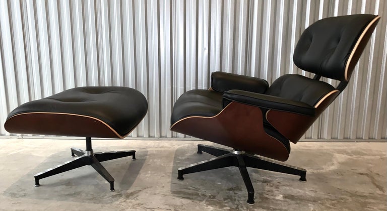 American Charles, Ray Eames Lounge Chair and Ottoman, Herman Miller, 50th Anniv., Ltd Ed