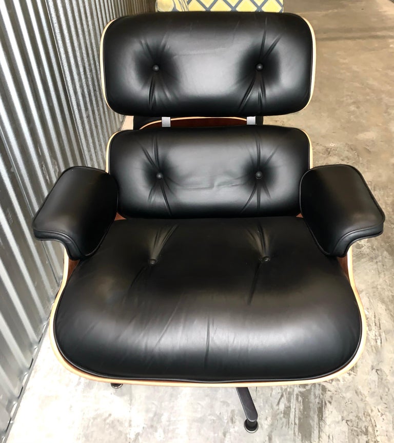 Oiled Charles, Ray Eames Lounge Chair and Ottoman, Herman Miller, 50th Anniv., Ltd Ed