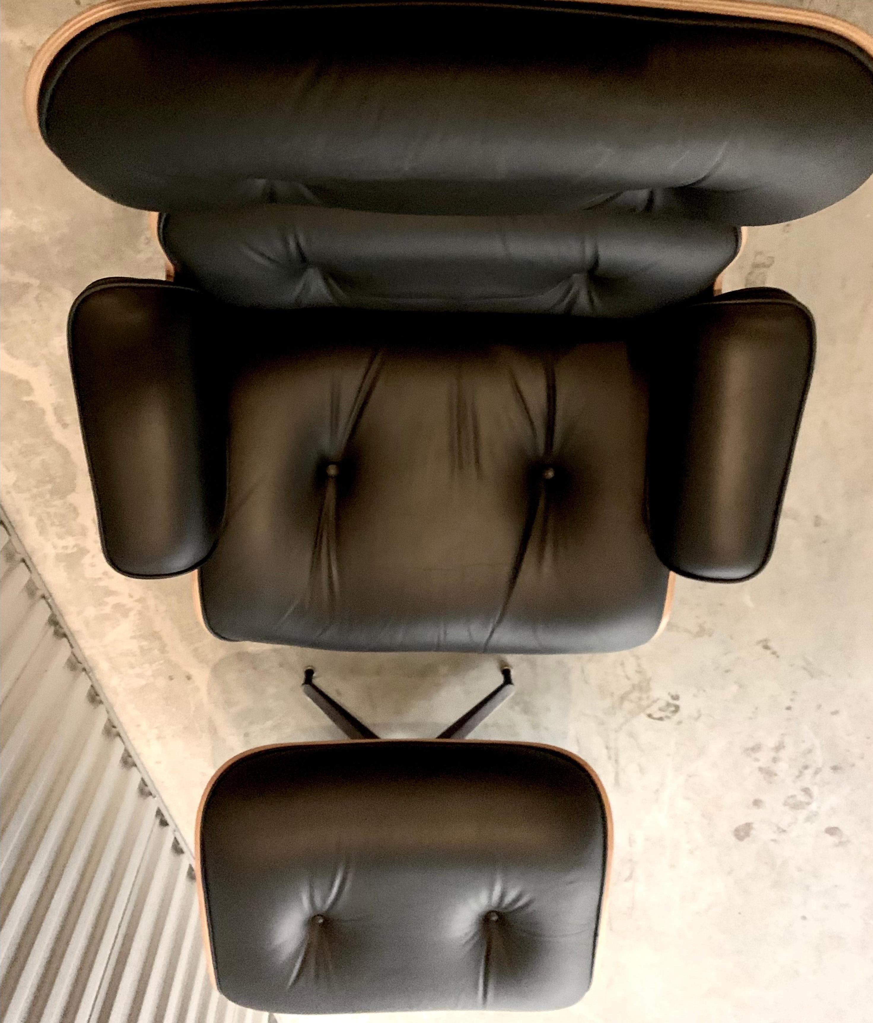 Mid-Century Modern Charles, Ray Eames Lounge Chair and Ottoman, Herman Miller, 50th Anniv., Ltd Ed