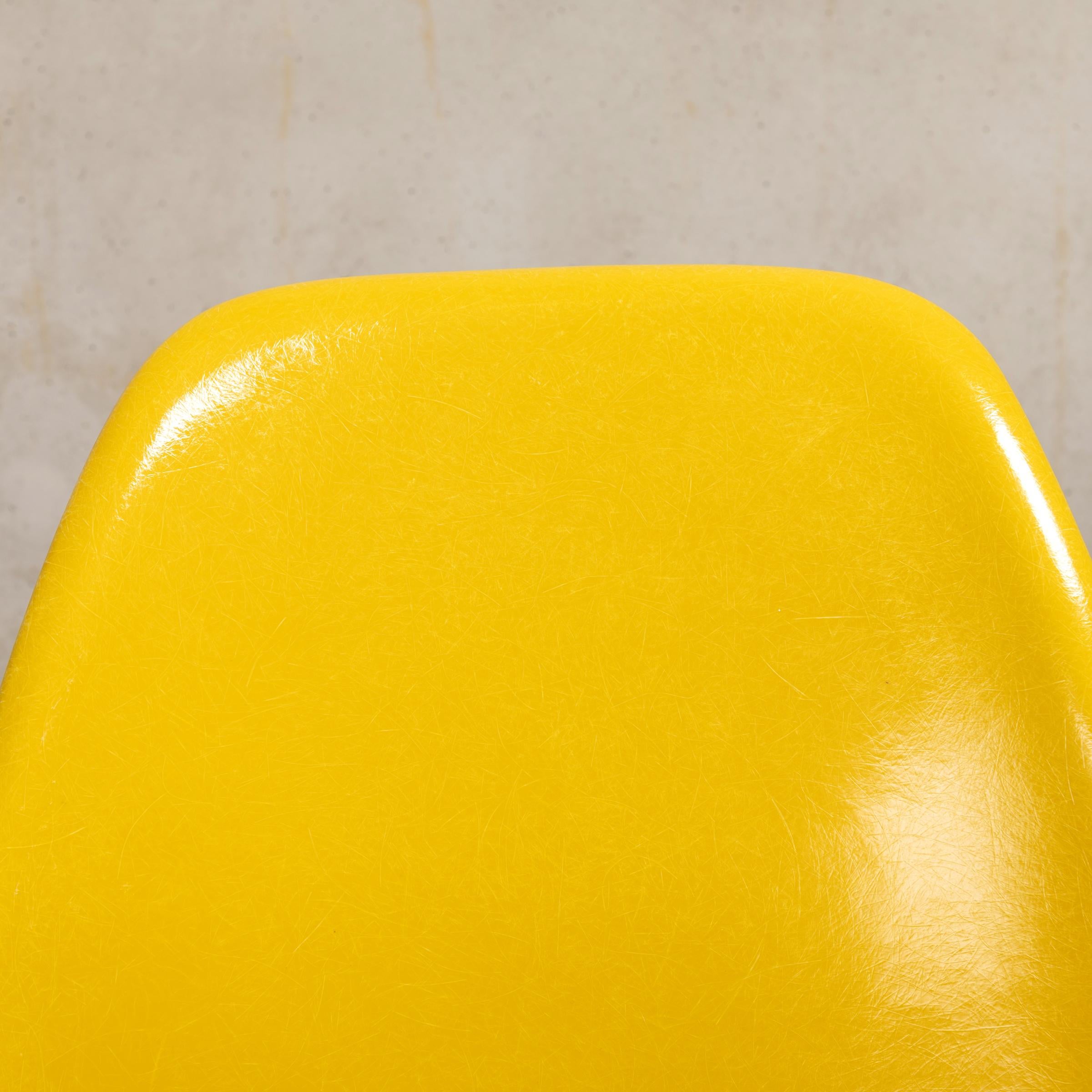 Mid-20th Century Charles & Ray Eames LSR Lounge Chair in Bright Yellow for Herman Miller