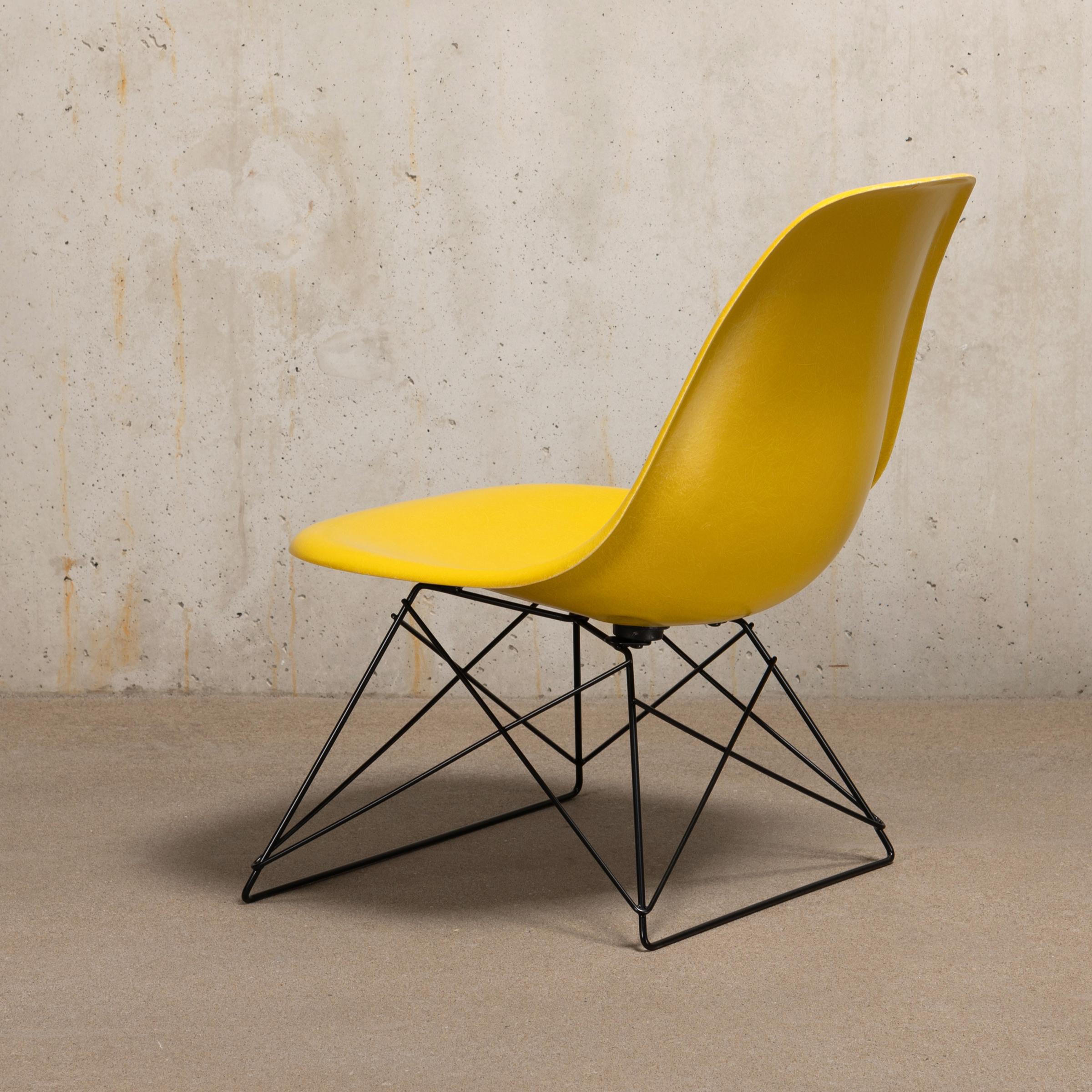 eames yellow chair