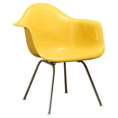 Charles & Ray Eames Max Armchair in Canary Yellow Fiberglass for Herman Miller
