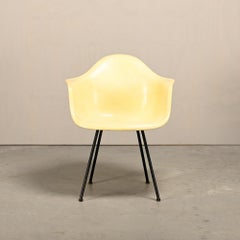 Charles & Ray Eames MAX Parchment rope edge Armchair Herman Miller 1951