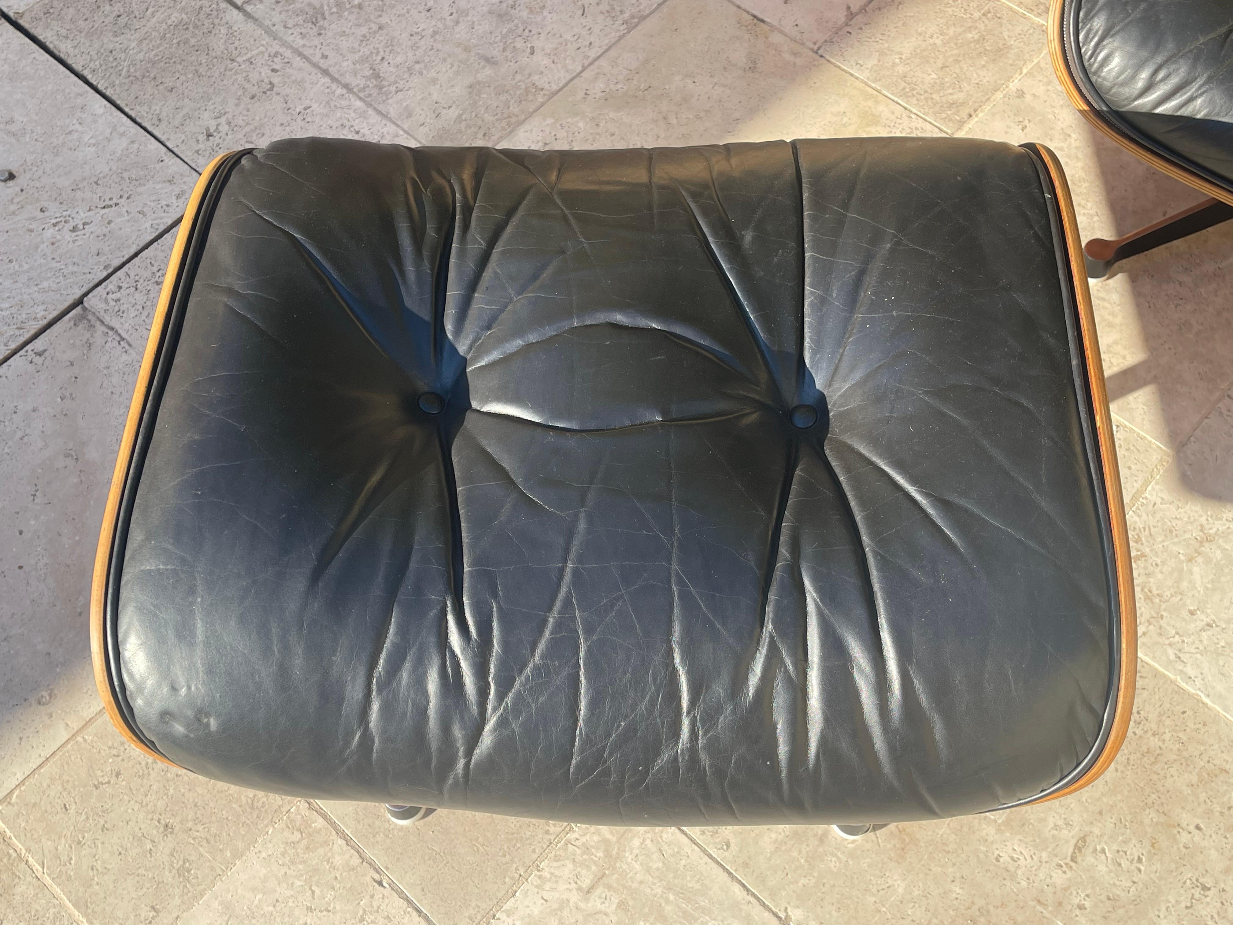 Charles and Ray Eames - Pareja de sillones y otomanas en venta 8