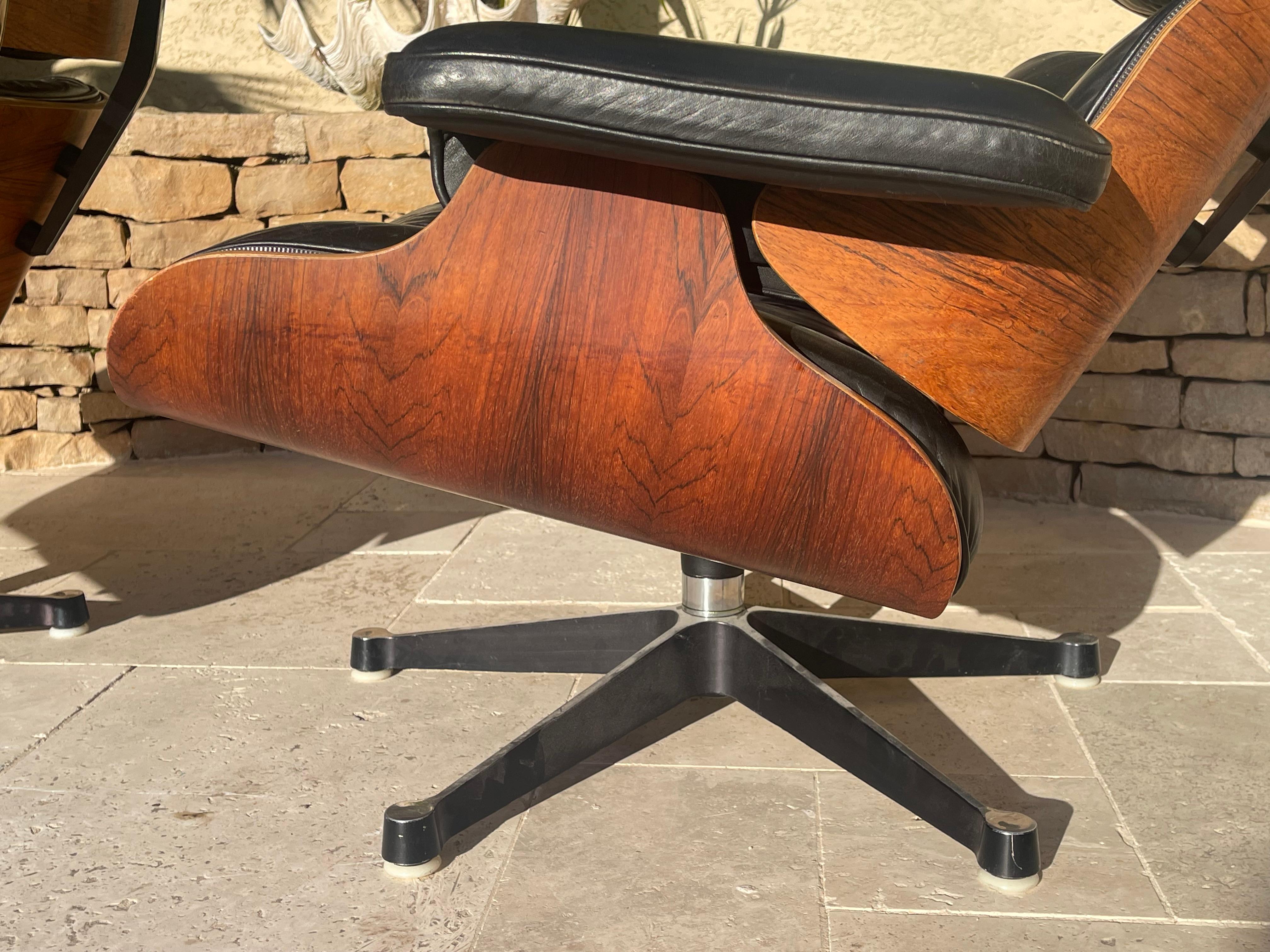 Charles and Ray Eames - Pareja de sillones y otomanas en venta 1