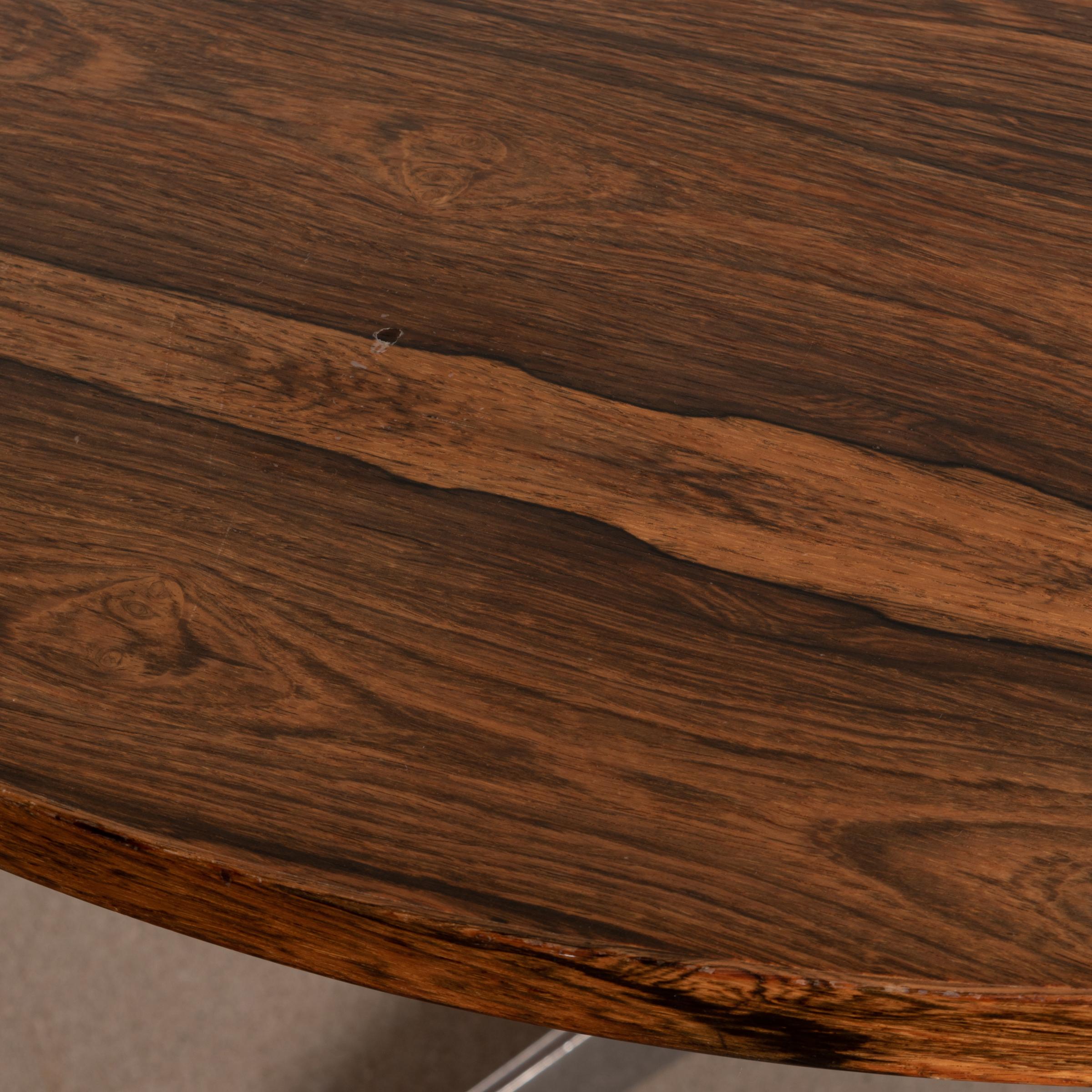 Mid-20th Century Charles & Ray Eames Rosewood Dining Table with Contract Base for Herman Miller