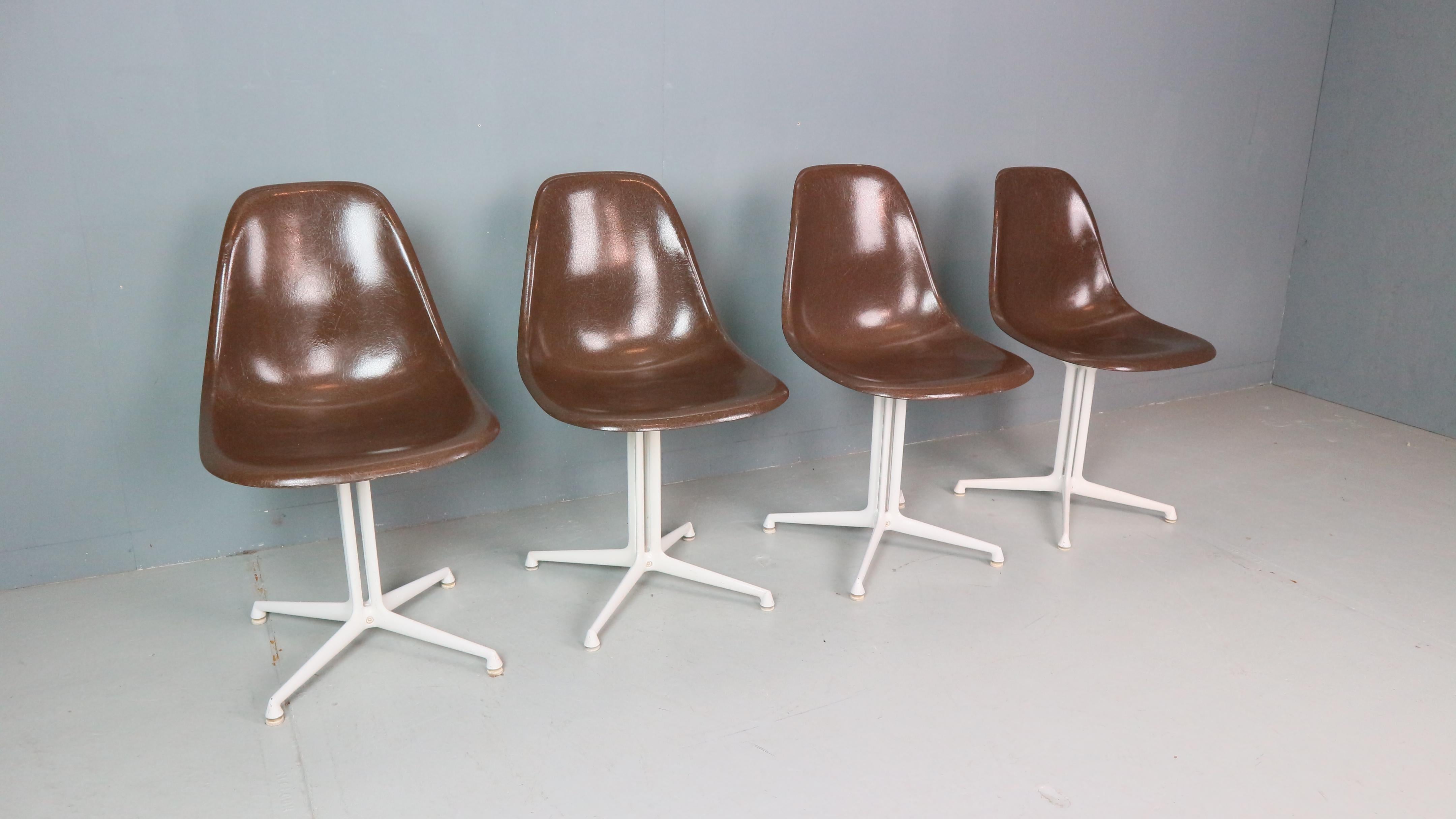 Charles & Ray Eames: 4er-Set „La Fonda“-Stühle für Herman Miller, 1960 im Angebot 6
