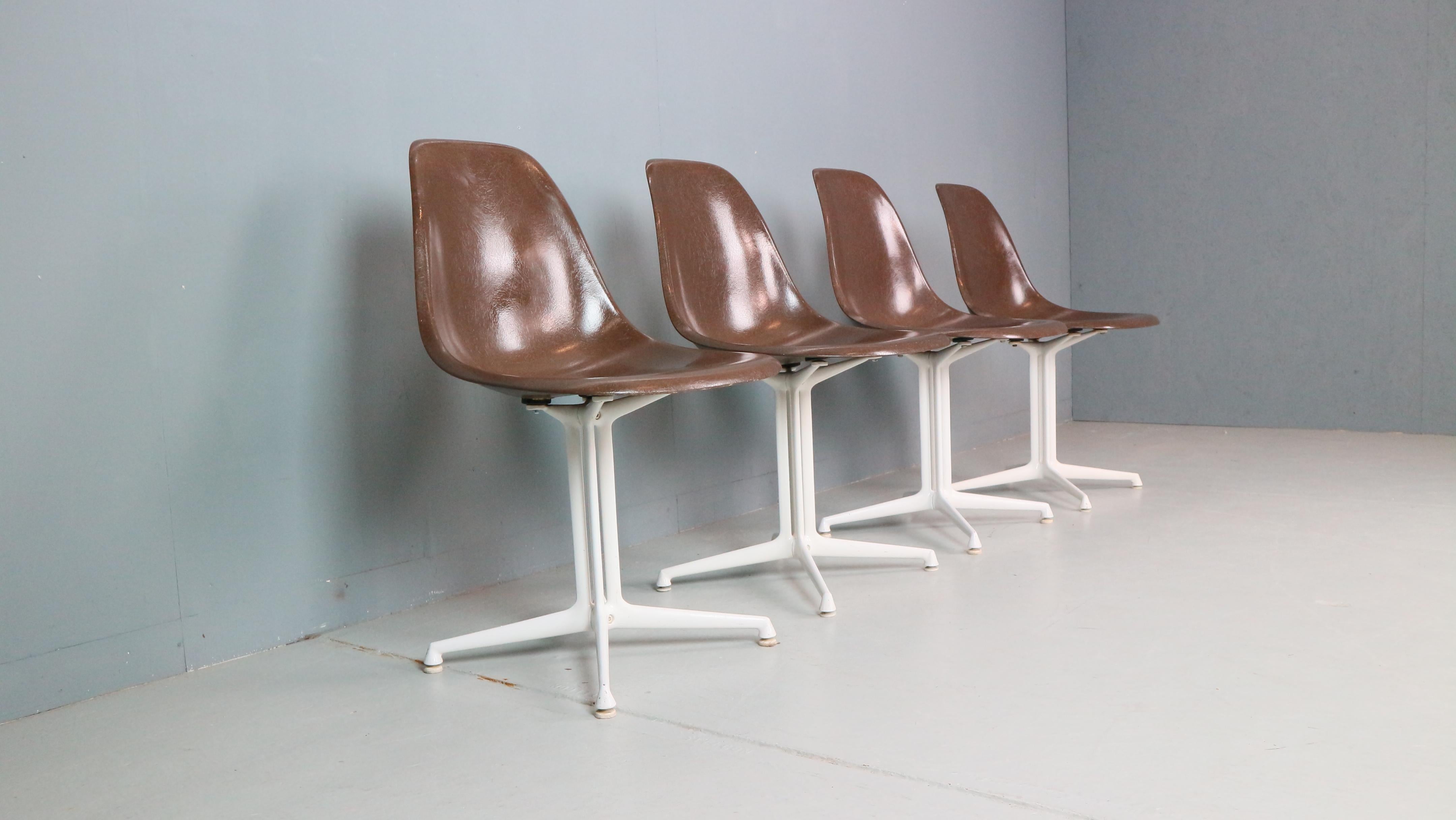 Charles & Ray Eames: 4er-Set „La Fonda“-Stühle für Herman Miller, 1960 im Zustand „Gut“ im Angebot in The Hague, NL