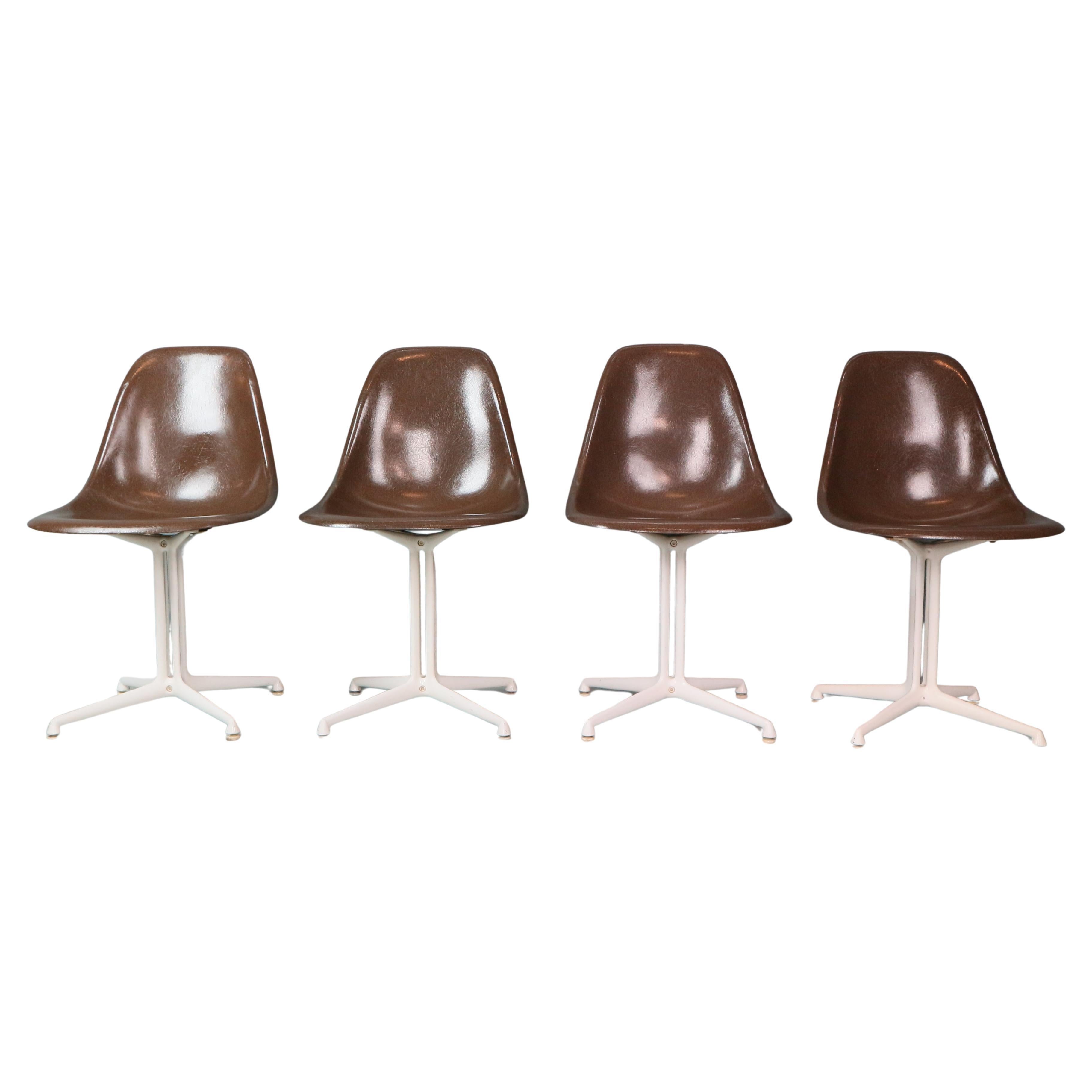 Charles & Ray Eames: 4er-Set „La Fonda“-Stühle für Herman Miller, 1960