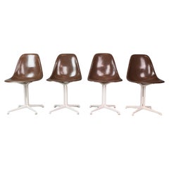 Charles & Ray Eames Set of 4 "La Fonda" Chairs for Herman Miller, 1960