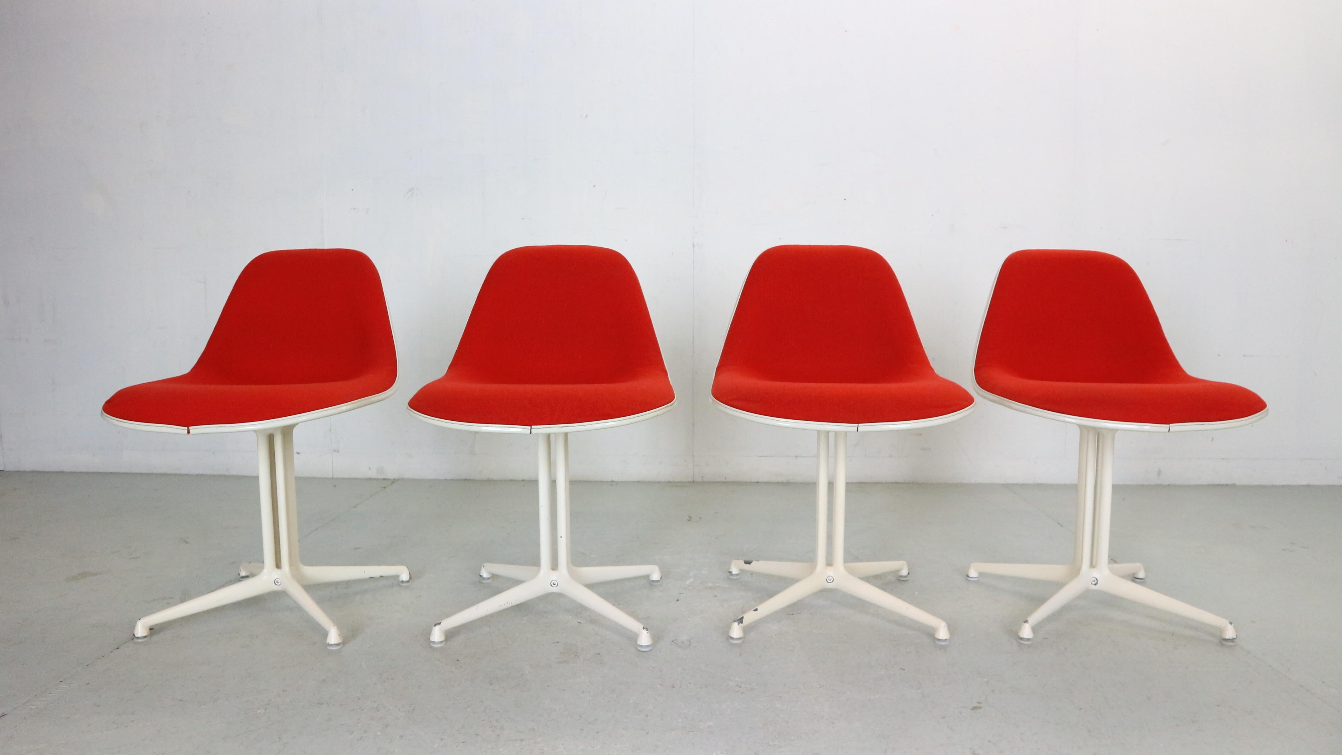 Mid-Century Modern Charles& Ray Eames Set Of 4  