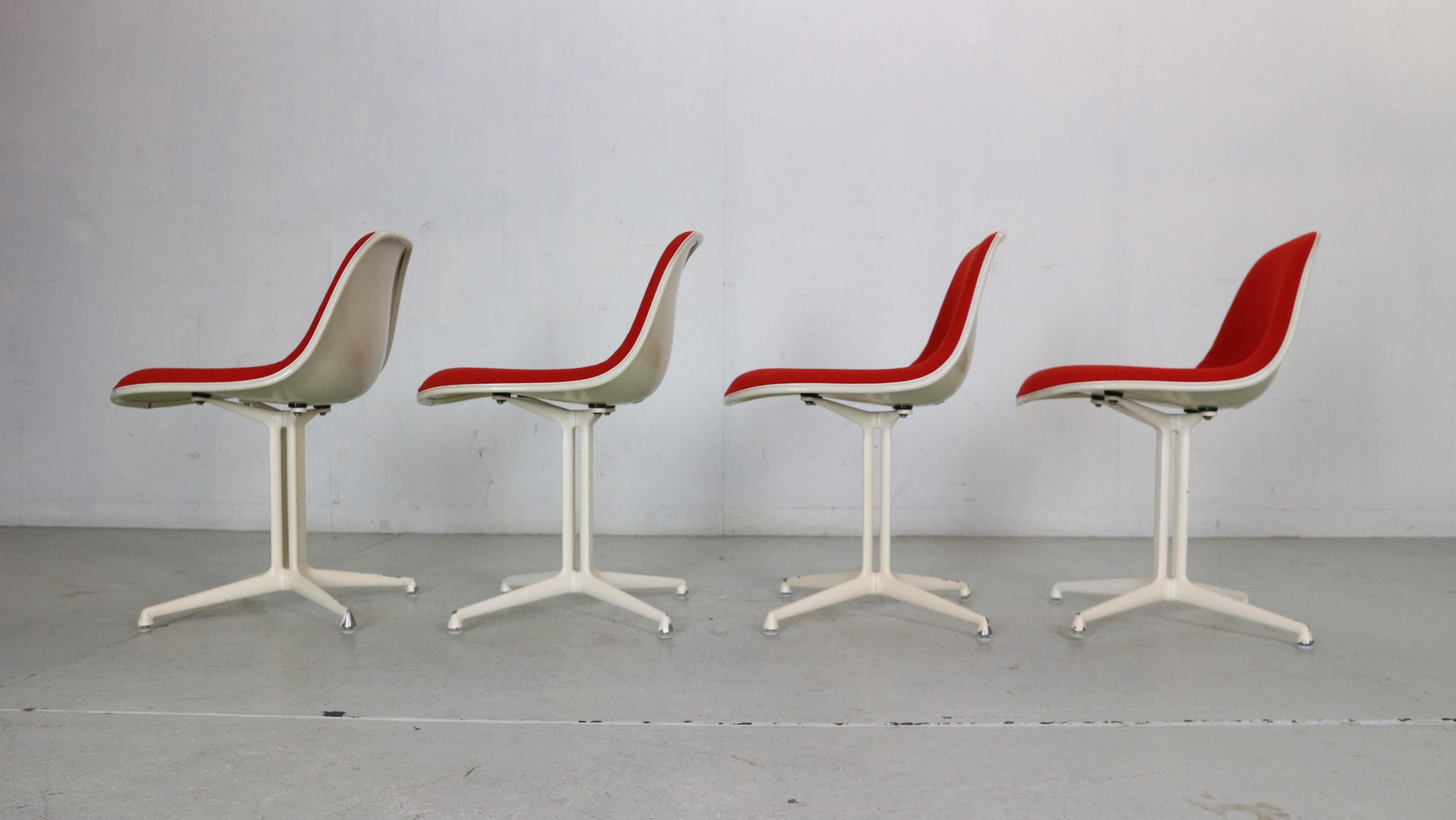 Mid-20th Century Charles& Ray Eames Set Of 4  