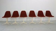 Charles & Ray Eames: 6er-Set „La Fonda“-Stühle für Herman Miller, 1960