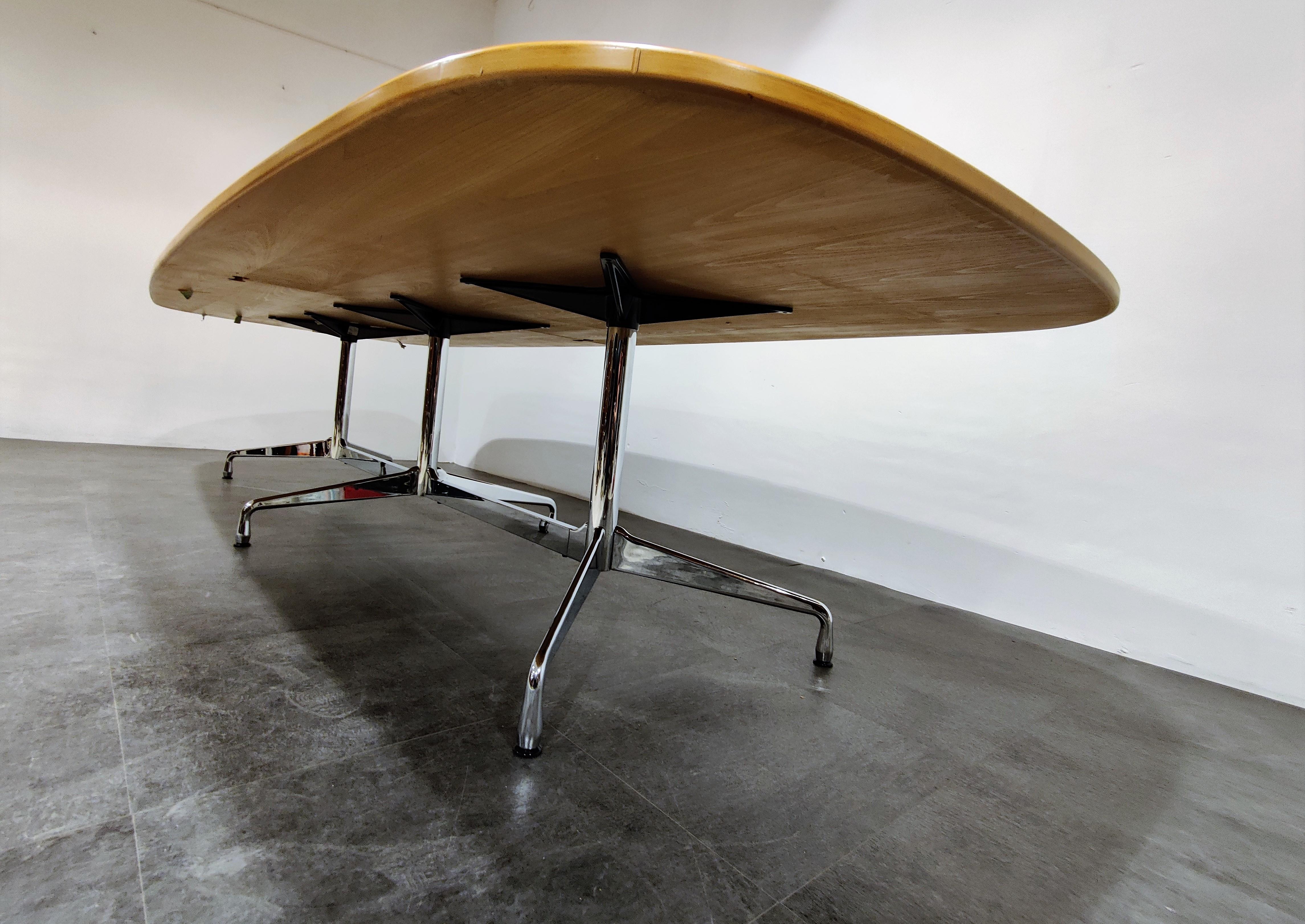 Late 20th Century Charles and Ray Eames, Vitra Segmented Dining or Conference Table, 1990s