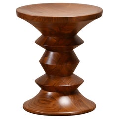 Charles & Ray Eames Walnut Stool Model A designed for Rockefeller Center Lobby