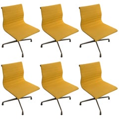 Charles
Ray Eames Yellow Ea101 Chairs for Vitra, 1968, Set of Six Vintage Charles
Ray Eames Yellow Ea101 Chairs for Vitra, 1968, Set of Six