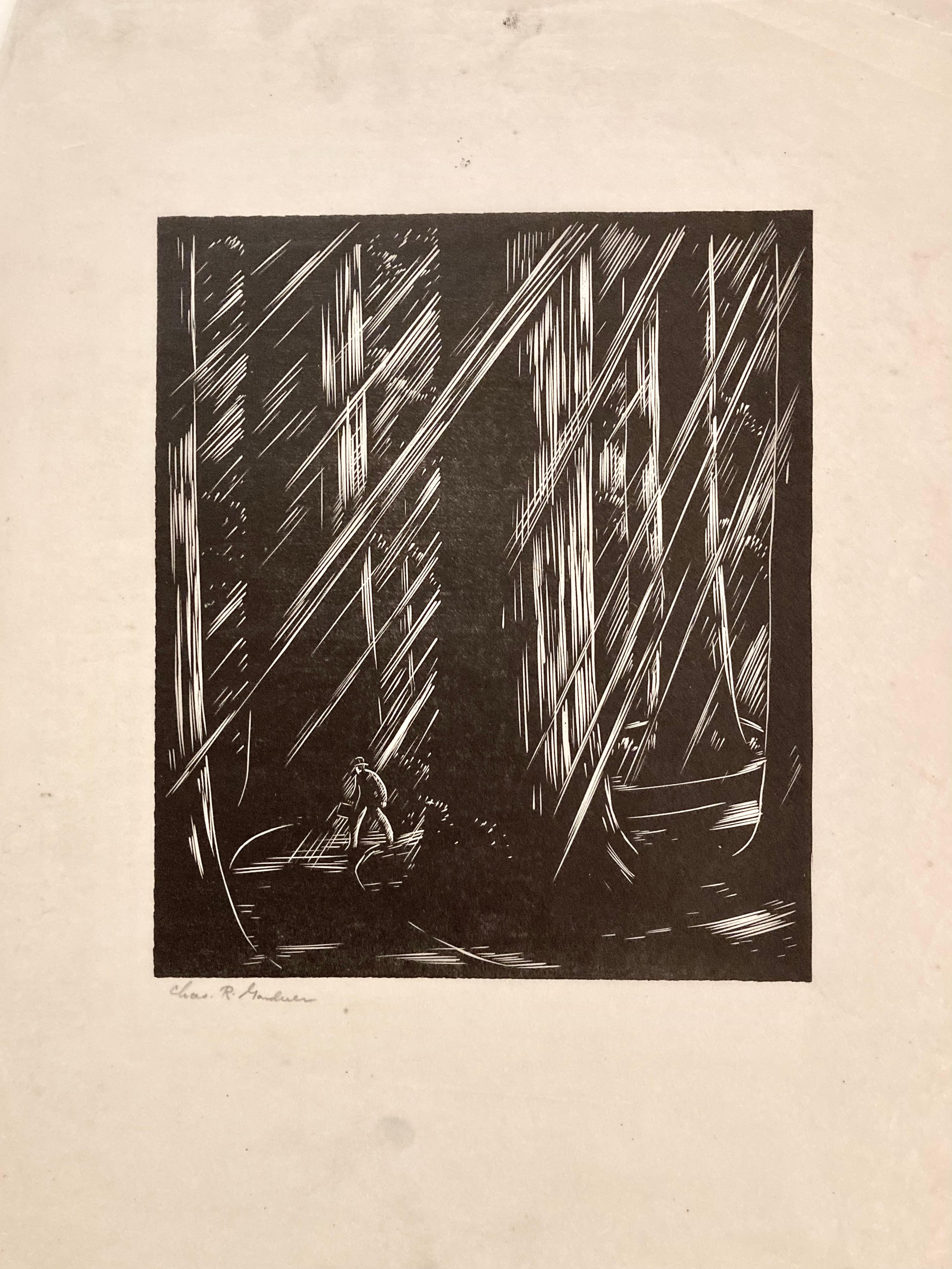 Douglas Reed Gardner, (Forest Path) - Print by Charles Reed Gardner