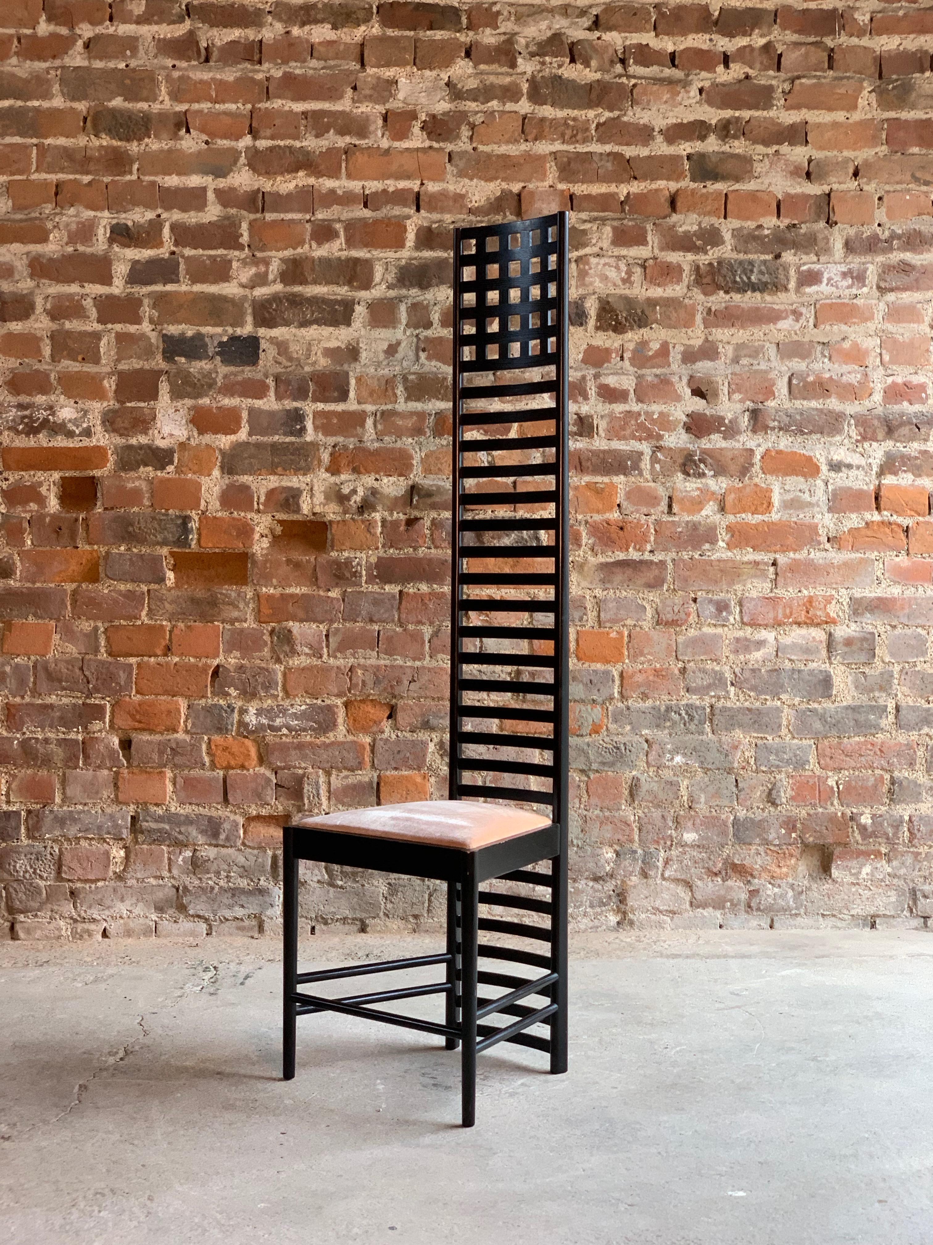 British Charles Renee Mackintosh Hill House 1 Chair by Cassina, 1995