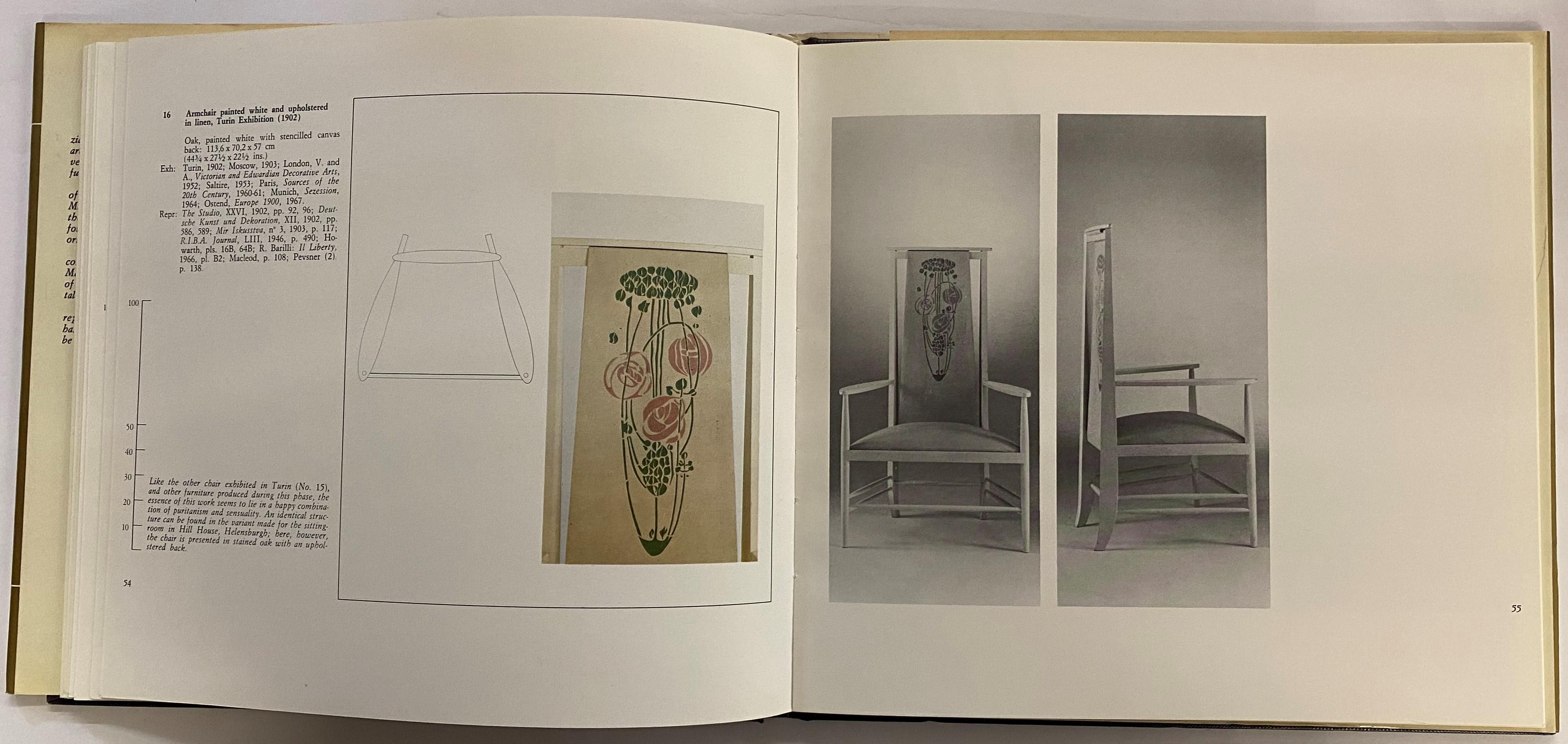 Charles Rennie Mackintosh en tant que concepteur de chaises par Filippo Alison (livre) en vente 6