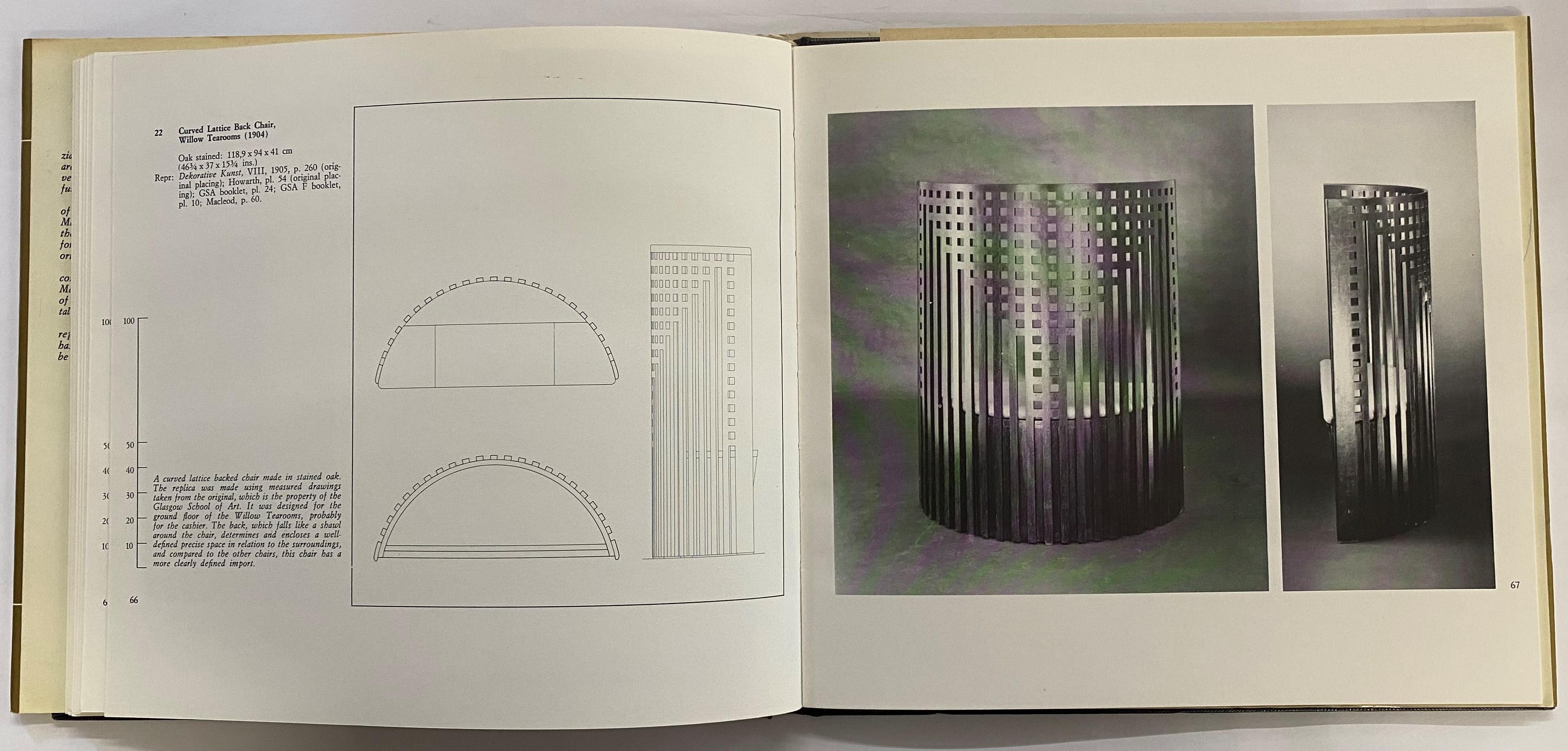 Charles Rennie Mackintosh en tant que concepteur de chaises par Filippo Alison (livre) en vente 8