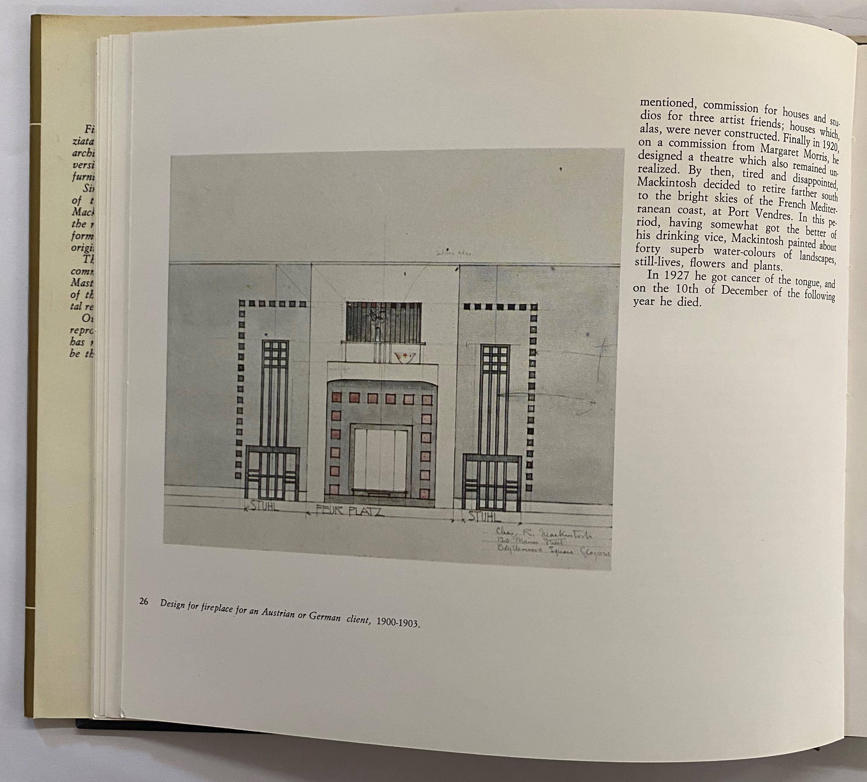 Charles Rennie Mackintosh en tant que concepteur de chaises par Filippo Alison (livre) en vente 1