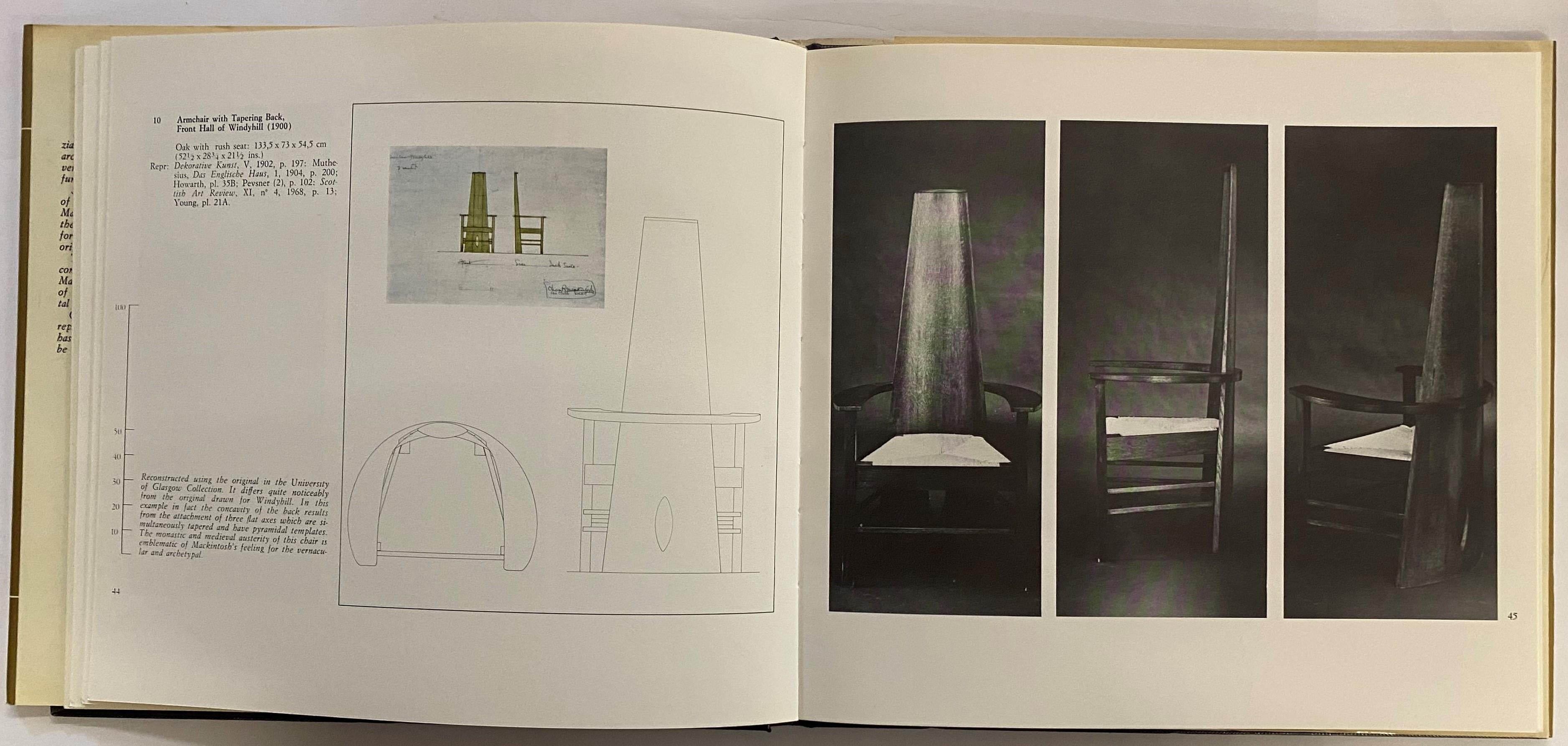 Charles Rennie Mackintosh en tant que concepteur de chaises par Filippo Alison (livre) en vente 4