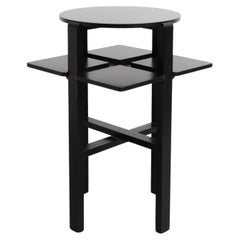 Table d'appoint Domino laquée noire de Charles Rennie Mackintosh, vers 1970