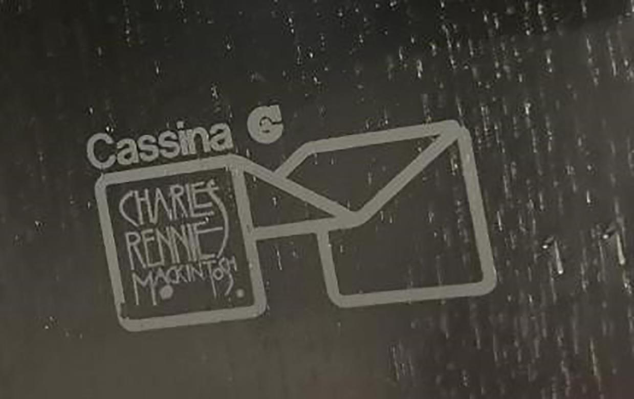 Charles Rennie Mackintosh Cassina Club Chair Excellent état - En vente à Bronx, NY