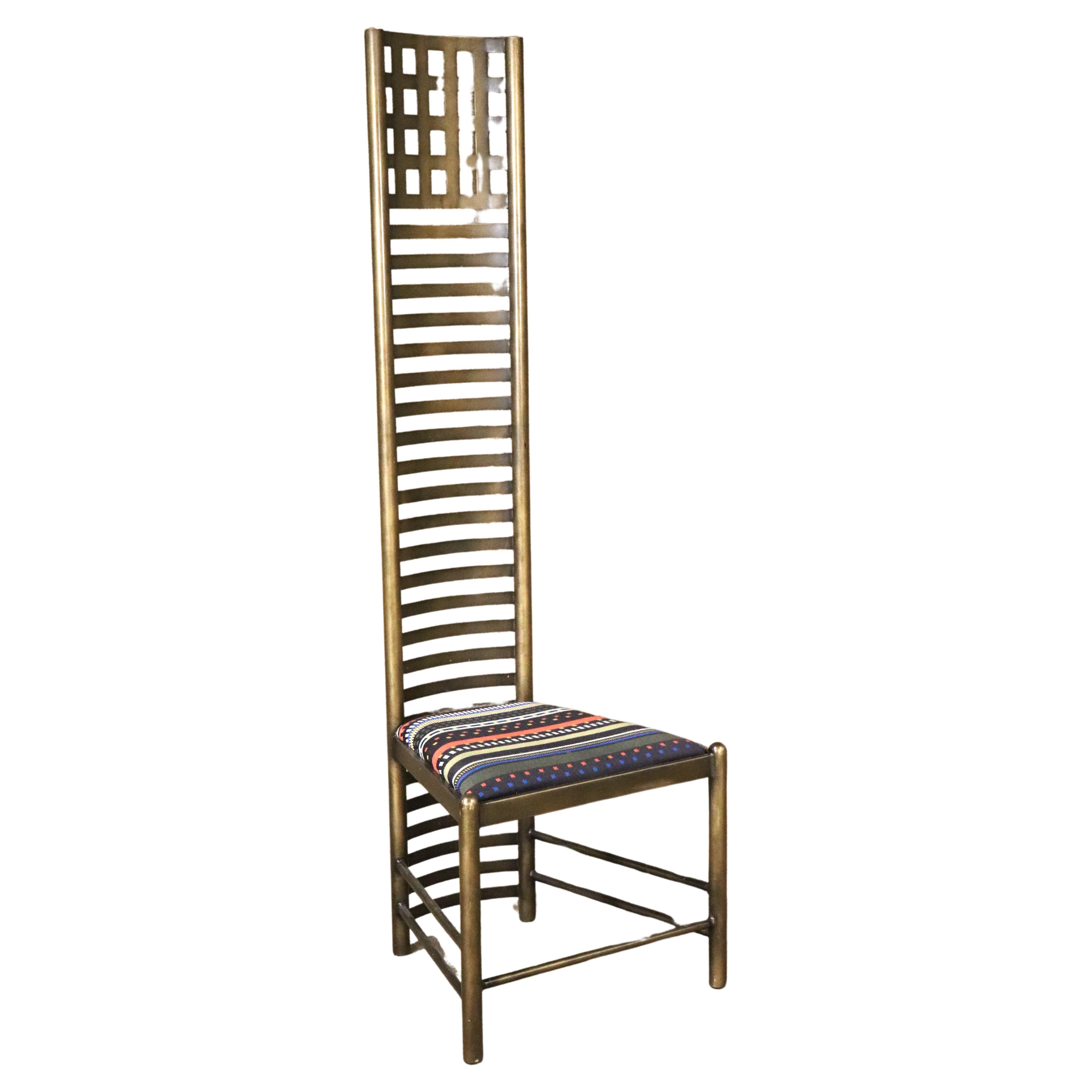 Charles Rennie Mackintosh, entworfener Stuhl von Cassina im Angebot