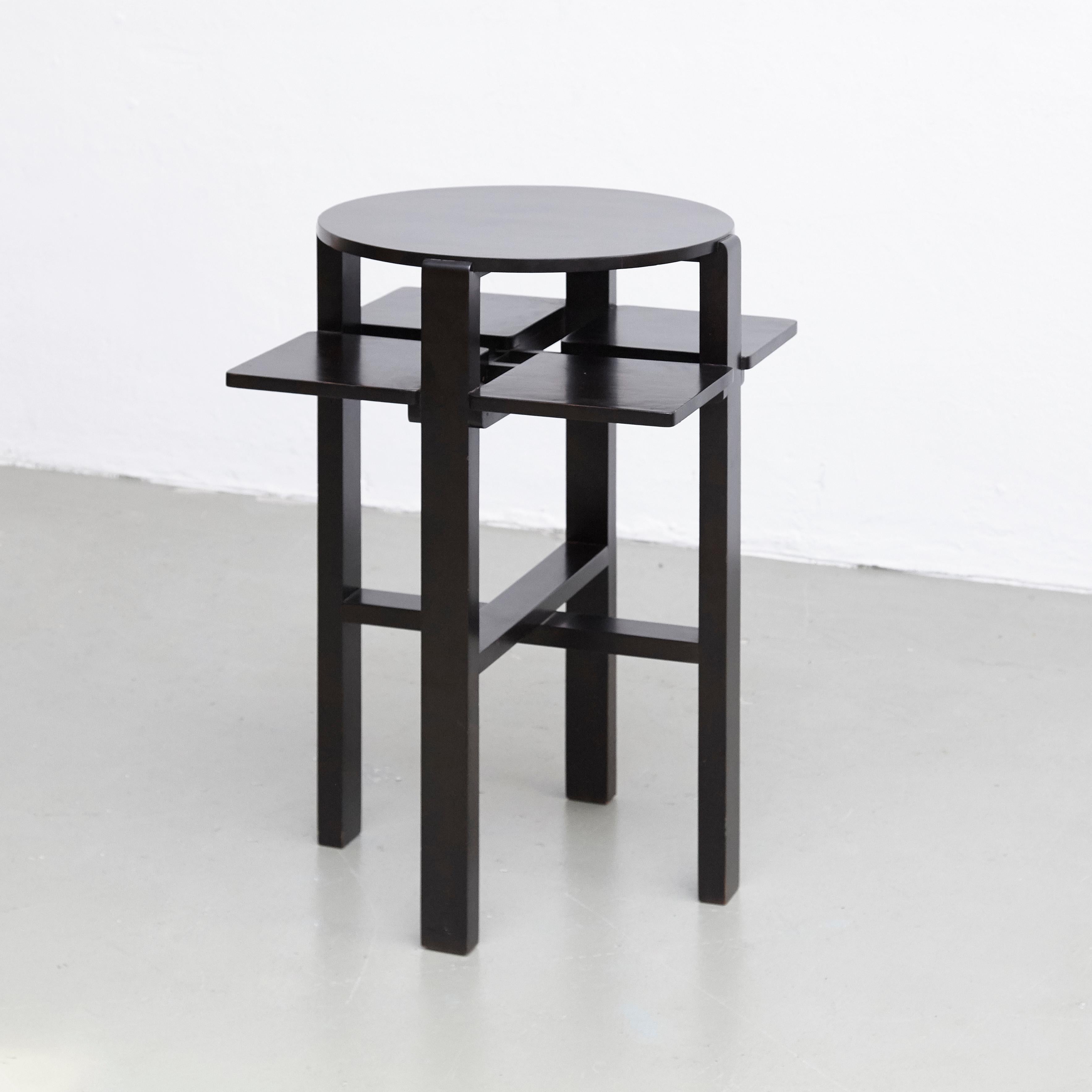 Lacquered Charles Rennie Mackintosh Domino Side Table