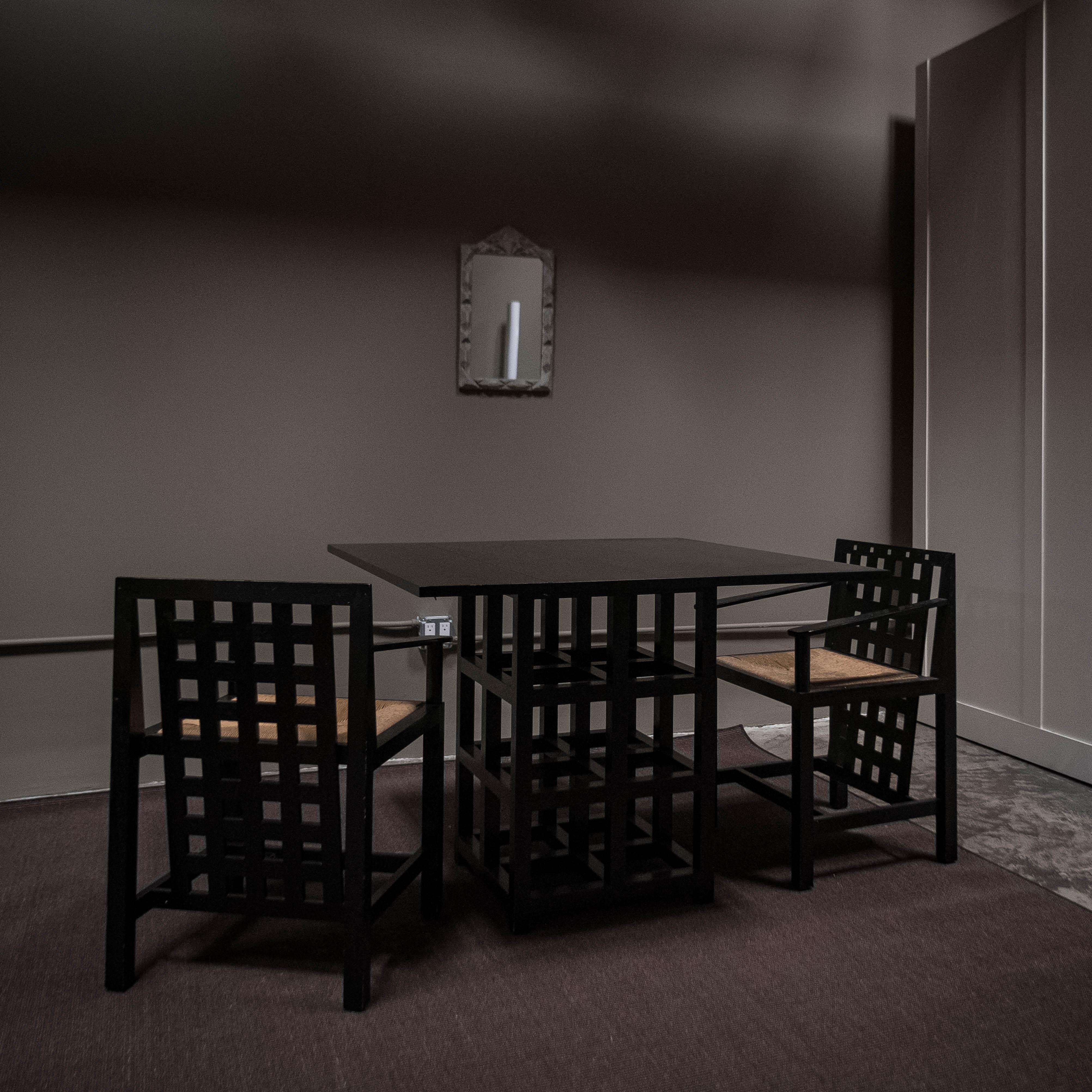 Esszimmer-Set von 6, Charles Rennie Mackintosh für Cassina (Arts and Crafts) im Angebot