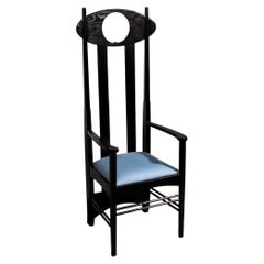 Charles Rennie Mackintosh High Back Chair Italy