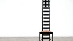 Charles Rennie Mackintosh, Hill House Chair 1 Cassina, Design 1902