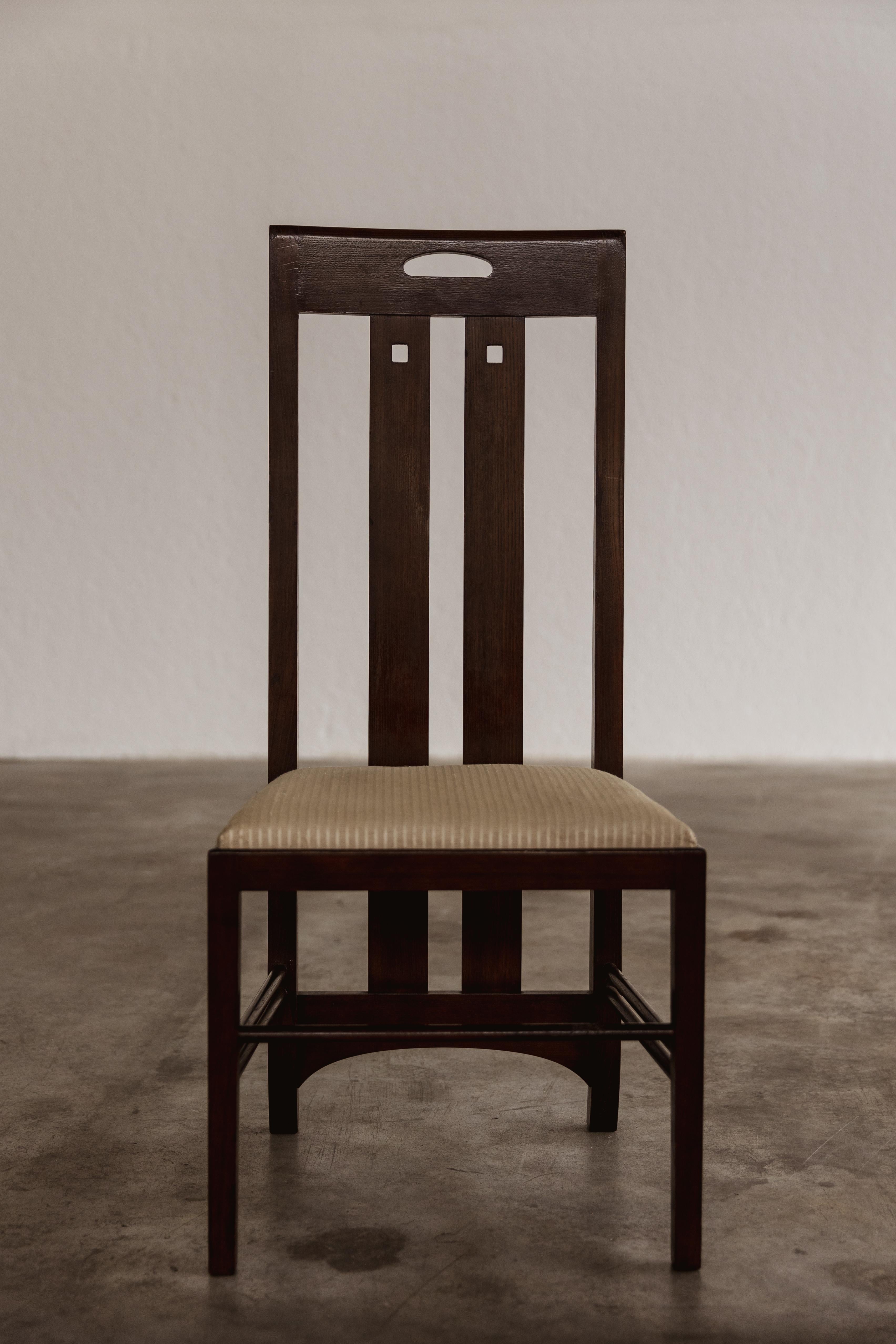 Mid-Century Modern Chaises de salle à manger Ingram de Charles Rennie Mackintosh pour Cassina, 1981, lot de 6 en vente