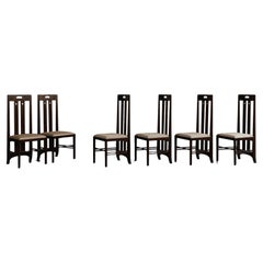 Chaises de salle à manger Ingram de Charles Rennie Mackintosh pour Cassina, 1981, lot de 6