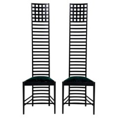 Charles Rennie Mackintosh Pair of Hill House Chairs by Cassina