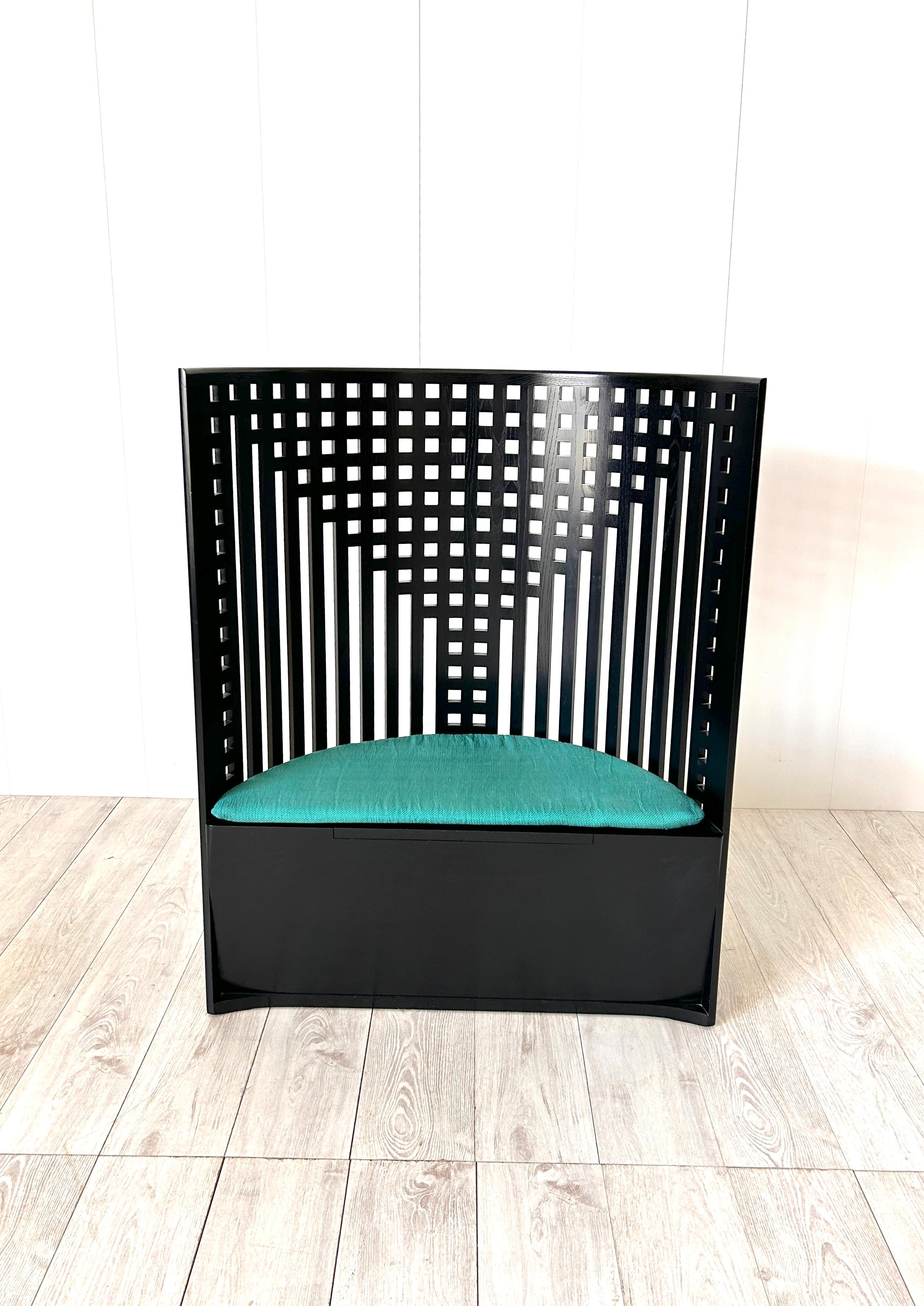 Charles Rennie Mackintosh, Poltrona Willow, Cassina, anni '70 In Excellent Condition In Rivoli, IT