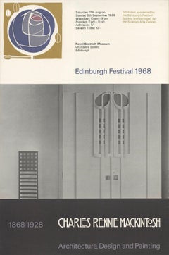 Charles Rennie Mackintosh "Festival de Edimburgo 1968" 1968