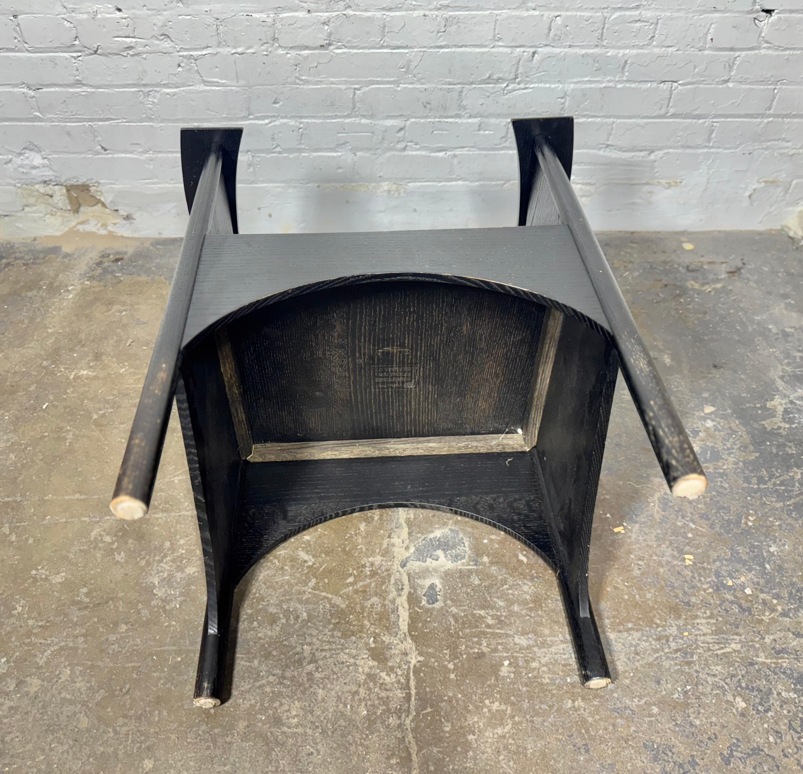 Fauteuil en chêne teinté de style Charles Rennie Mackintosh, salon de thé de la rue Argyle en vente 6